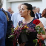 Promocja książki Edwarda Kusztala. Na zdjęciu Magdalena Kusztal - córka artysty, dyrektor Kieleckiego Centrum Kultury / Marzena Mąkosa / Radio Kielce