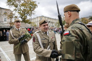 Przysięga żołnierzy Wojsk Obrony Terytorialnej / Marzena Mąkosa / Radio Kielce