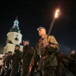 Uroczysty capstrzyk z okazji Narodowego Święta Niepodległości / Marzena Mąkosa / Radio Kielce