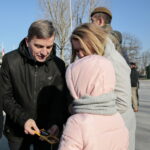 Przysięga żołnierzy Wojsk Obrony Terytorialnej. Po lewej: Andrzej Pruś - przewodniczący Sejmiku Województwa Świętokrzyskiego / Marzena Mąkosa / Radio Kielce