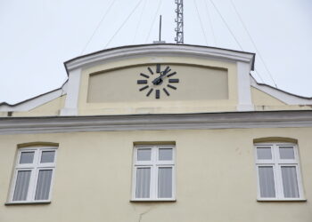 Kurant, zegar przy ulicy Leonarda / Marzena Mąkosa / Radio Kielce