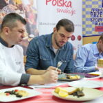 Michał Jurecki - piłkarz ręczny PGE VIVE Kielce w Zespole Szkół Przemysłu Spożywczego w Kielcach. Na zdjęciu drugi od lewej Michał Jurecki - piłkarz ręczny PGE VIVE Kielce / Marzena Mąkosa / Radio Kielce
