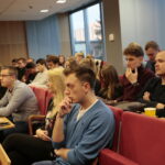 Inauguracja Akademickiego Klubu Myśli Politycznej. Spotkanie z profesorem Kazimierzem Kikiem w Centrum Przedsiębiorczości i Biznesu UJK / Marzena Mąkosa / Radio Kielce