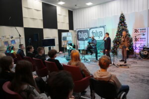 Koncert zespołu Folya w Studiu Gram Radia Kielce / Marzena Mąkosa / Radio Kielce