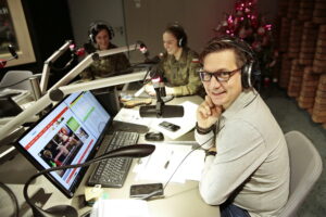 Akcja "Choinka pod choinkę 2018". Dzień pierwszy. Stanisław Blinstrub - Radio Kielce / Marzena Mąkosa / Radio Kielce