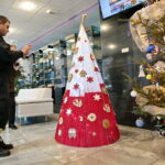 Akcja "Choinka pod choinkę 2018". Choinka Straży Pożarnej / Marzena Mąkosa / Radio Kielce