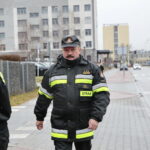 Akcja "Choinka pod choinkę 2018". Choinka Straży Pożarnej. St. bryg. Robert Sabat, zastępca komendanta wojewódzkiego PSP w Kielcach / Marzena Mąkosa / Radio Kielce