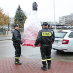 Akcja "Choinka pod choinkę 2018". Choinka Straży Pożarnej / Marzena Mąkosa / Radio Kielce