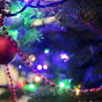 Akcja "Choinka pod choinkę 2018". Choinka Straży Pożarnej. Choinka podarowana przez Dziecięcy Zespół Pieśni i Tańca "Górne Nutki" z Górna / Marzena Mąkosa / Radio Kielce