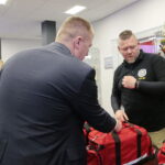 Podsumowanie projektu "Akademia Bezpieczeństwa" w Komendzie Miejskiej Policji w Kielcach / Marzena Mąkosa / Radio Kielce