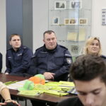 Podsumowanie projektu "Akademia Bezpieczeństwa" w Komendzie Miejskiej Policji w Kielcach / Marzena Mąkosa / Radio Kielce