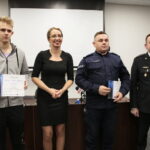 Podsumowanie projektu "Akademia Bezpieczeństwa" w Komendzie Miejskiej Policji w Kielcach / Marzena Mąkosa / Radio Kielce