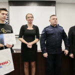 Podsumowanie projektu "Akademia Bezpieczeństwa" w Komendzie Miejskiej Policji w Kielcach / Marzena Mąkosa / Radio Kielce