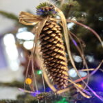 Akcja "Choinka pod choinkę". Ubieranie drzewka przez Ojców Oblatów z Klasztoru Misjonarzy Oblatów Maryi Niepokalanej na Świętym Krzyżu / Marzena Mąkosa / Radio Kielce