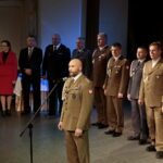 Wigilia służb mundurowych w Wojewódzkim Domu Kultury. Płk. Paweł Chabielski - dowódca CPdMZ / Marzena Mąkosa / Radio Kielce