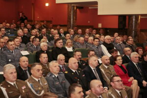 Wigilia służb mundurowych w Wojewódzkim Domu Kultury / Marzena Mąkosa / Radio Kielce