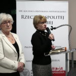 Obchody 37. rocznicy wprowadzenia stanu wojennego. Spotkanie w Przystanku Historia Centrum Edukacyjnym IPN. Na zdjęciu (od lewej): Natasza Gawlik i dr Dorota Koczwańska-Kalita - naczelnik Delegatury IPN w Kielcach / Marzena Mąkosa / Radio Kielce