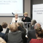 Obchody 37. rocznicy wprowadzenia stanu wojennego. Spotkanie w Przystanku Historia Centrum Edukacyjnym IPN. Na zdjęciu (od lewej): Natasza Gawlik i dr Dorota Koczwańska-Kalita - naczelnik Delegatury IPN w Kielcach / Marzena Mąkosa / Radio Kielce