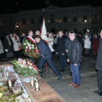 Obchody 37. rocznicy wprowadzenia stanu wojennego. Złożenie kwiatów przed pomnikiem ks. Jerzego Popiełuszki / Marzena Mąkosa / Radio Kielce