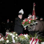 Obchody 37. rocznicy wprowadzenia stanu wojennego. Złożenie kwiatów przed pomnikiem ks. Jerzego Popiełuszki / Marzena Mąkosa / Radio Kielce