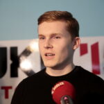 Konferencja stowarzyszenia Kukiz'15. Na zdjęciu (od lewej): Łukasz Wasilewski / Marzena Mąkosa / Radio Kielce