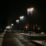 Busko-Zdrój. Świąteczne iluminacje / Marzena Mąkosa / Radio Kielce