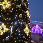 Ostrowiec. Iluminacje świąteczne / Marzena Mąkosa / Radio Kielce