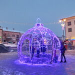 Ostrowiec. Iluminacje świąteczne / Marzena Mąkosa / Radio Kielce