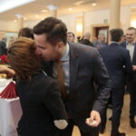 Spotkanie opłatkowe w kieleckim Ratuszu. Kamil Suchański - przewodniczący Rady Miasta Kielce / Marzena Mąkosa / Radio Kielce