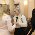 Spotkanie opłatkowe w kieleckim Ratuszu. Katarzyna Kwietniak - przewodnicząca komisji finansów publicznych / Marzena Mąkosa / Radio Kielce