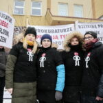 Akcja protestacyjna urzędników prokuratury RP / Marzena Mąkosa / Radio Kielce