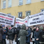 Akcja protestacyjna urzędników prokuratury RP / Marzena Mąkosa / Radio Kielce