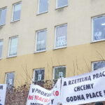 Akcja protestacyjna urzędników prokuratury RP / Marzena Mąkosa / Radio Kielce