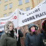 Akcja protestacyjna urzędników prokuratury RP / Marzena Mąkosa / Radio Kielce