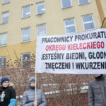 Akcja protestacyjna urzędników prokuratury RP / Marzena Mąkosa / Radio Kielce