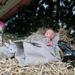 Żywa szopka przy Szkole Podstawowej im. Stefana Żeromskiego w Brynicy / Marzena Mąkosa / Radio Kielce