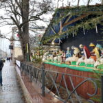 Szopka bożonarodzeniowa przy ulicy Sienkiewicza / Marzena Mąkosa / Radio Kielce