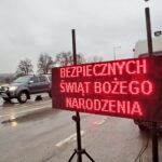 Policyjna akcja ruchu drogowego "Bezpieczny weekend - Boże Narodzenie" / Marzena Mąkosa / Radio Kielce