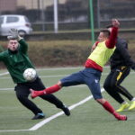 41. Sylwestrowy Turniej Piłki Nożnej imienia Jerzego Wójcika. Spotkanie Uroczysko Przyjaciele - Trofex / Marzena Mąkosa / Radio Kielce