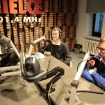 Piąty dzień akcji „Choinka pod choinkę" Po lewej Stanisław Blinstrub - Radio Kielce / Marzena Mąkosa / Radio Kielce