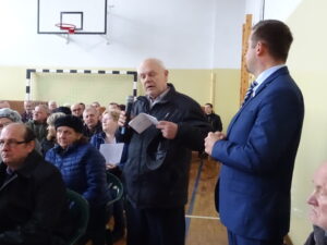 Remont drogi wojewódzkiej 754. Spotkanie z mieszkańcami Okołu w gminie Bałtów / Emilia Sitarska / Radio Kielce
