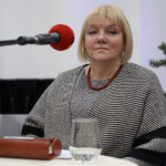 Studio Polityczne Radia Kielce. Na zdjęciu Jadwiga Szewczyk, Kukiz’15 / Robert Felczak / Radio Kielce