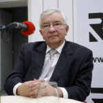Studio Polityczne Radia Kielce. Na zdjęciu Krzysztof Lipiec, poseł Prawa i Sprawiedliwości / Robert Felczak / Radio Kielce