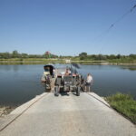 01.08.2017 Opatowiec. Prom na Wiśle. / Włodzimierz Batóg / Radio Kielce