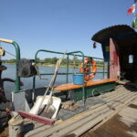 01.08.2017 Opatowiec. Prom na Wiśle. / Włodzimierz Batóg / Radio Kielce