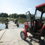 01.08.2017 Opatowiec. Prom na Wiśle. / Włodzimierz Batóg / Radio Kielce