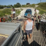 01.08.2017 Opatowiec. Prom na Wiśle. / Włodzimierz Batóg / Radio Kielce