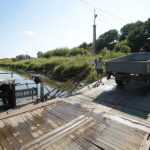 01.08.2017 Opatowiec. Prom na Wiśle. / Włodzimierz Batóg / Radio Kielce