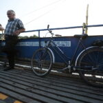 09.08.2017 Nowy Korczyn. Wisła. Prom. / Włodzimierz Batóg / Radio Kielce