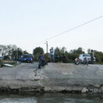 09.08.2017 Nowy Korczyn. Wisła. Prom. / Włodzimierz Batóg / Radio Kielce